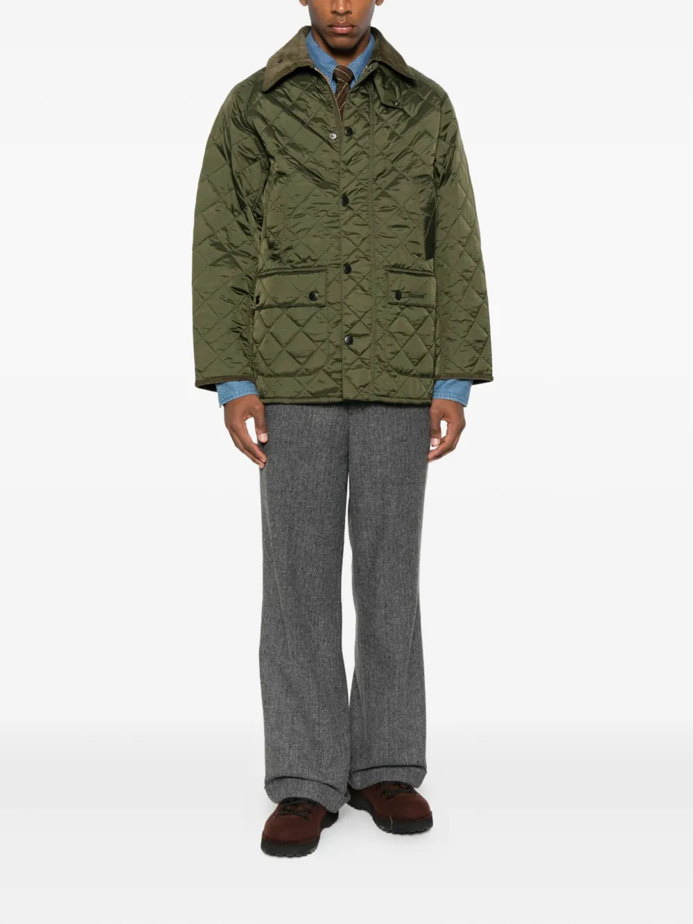 Barbour corduroy-collar coat | Down Coats | Image 2
