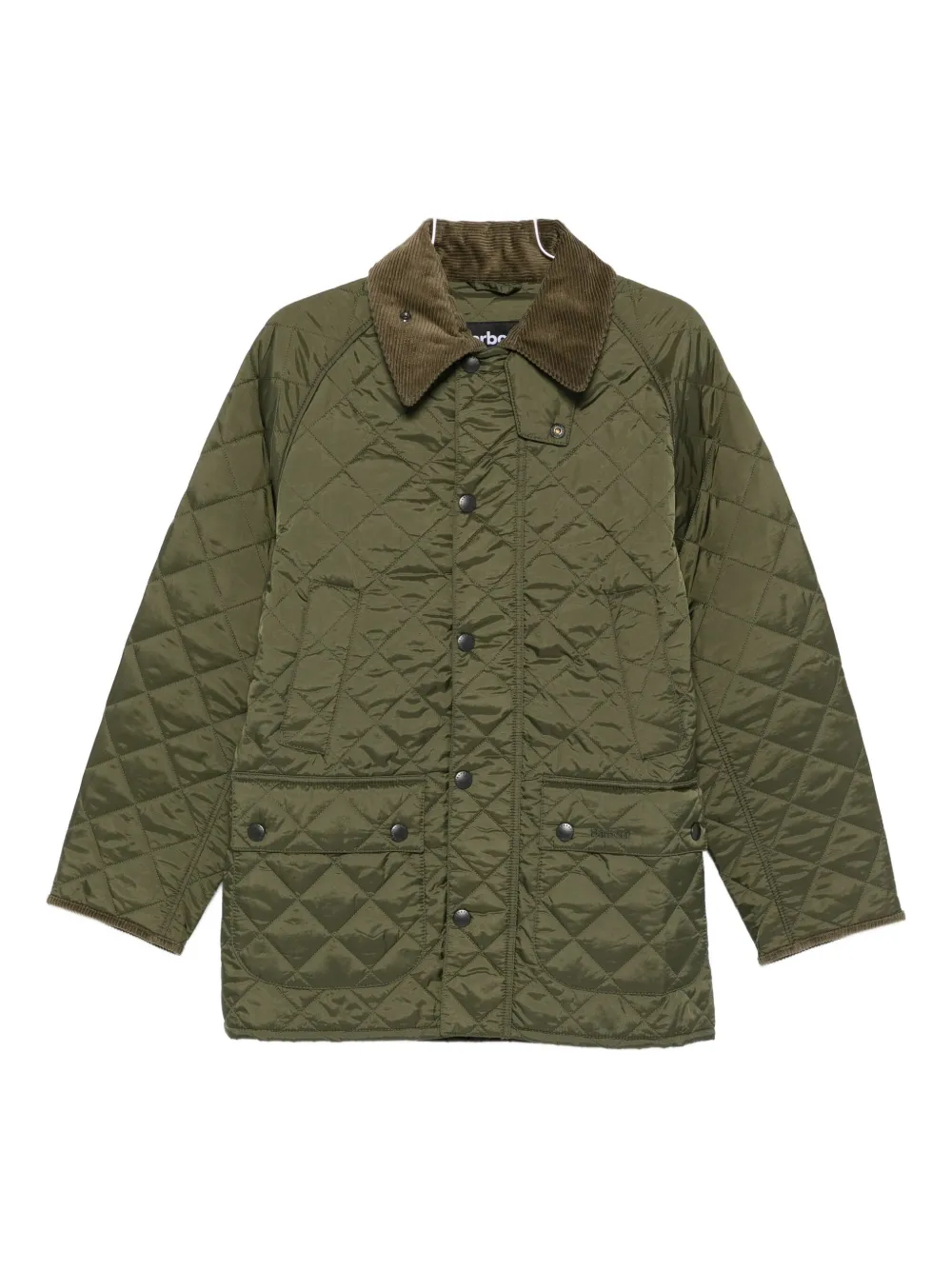 Barbour corduroy-collar coat | Green | Image 1