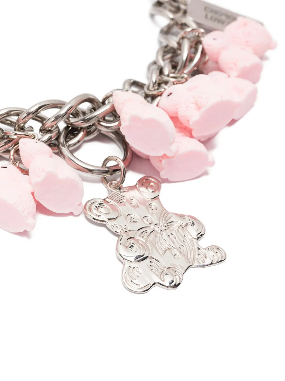 Chopova Lowena Charm Chain Necklace In Metallic