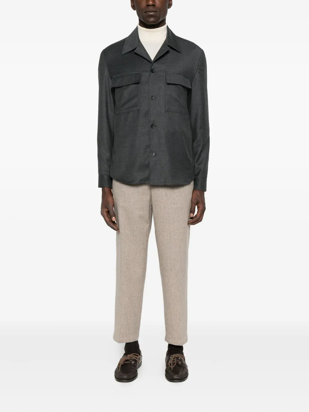 Briglia 1949 pocket overshirt Grijs