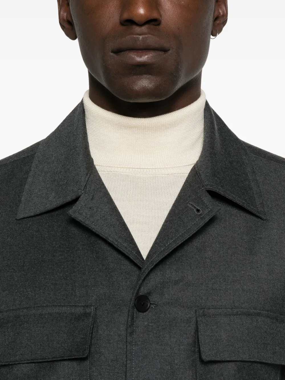 Briglia 1949 pocket overshirt Grijs