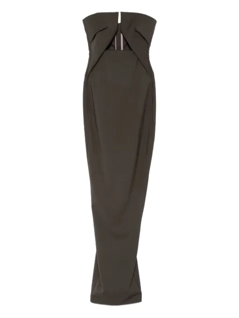 Rick Owens strapless keyhole dress