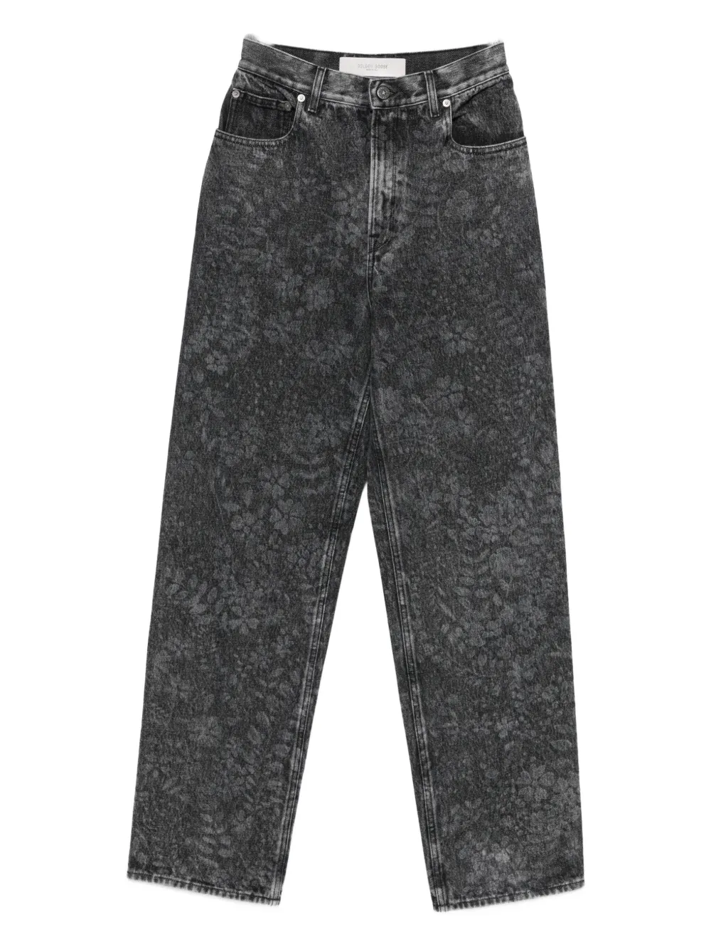 Golden Goose acid-wash cotton jeans - Grigio
