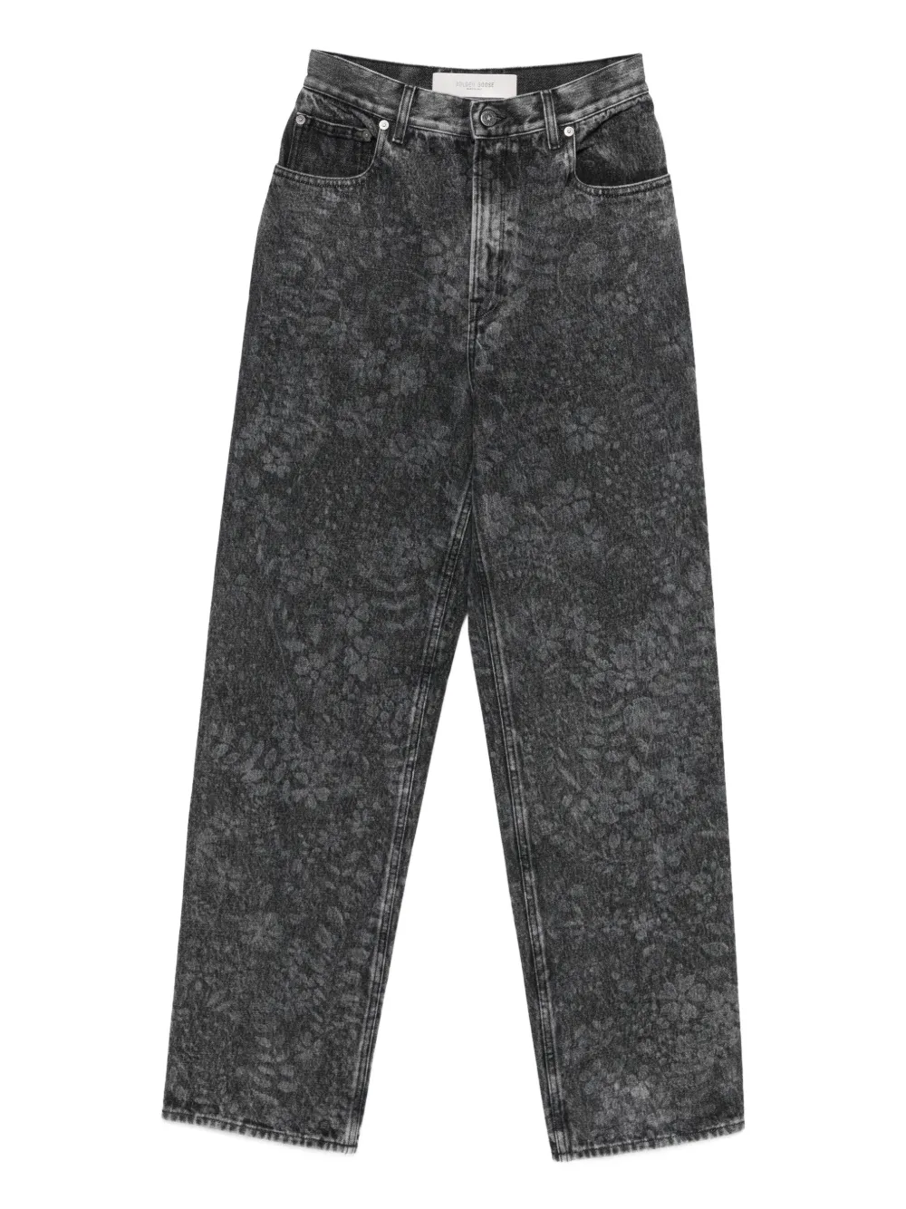 Golden Goose acid-wash cotton jeans - Grigio