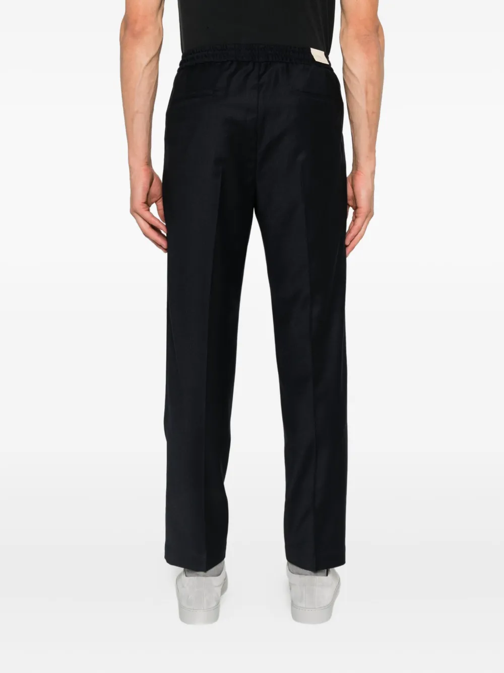 Briglia 1949 drawstring wool trousers Blauw