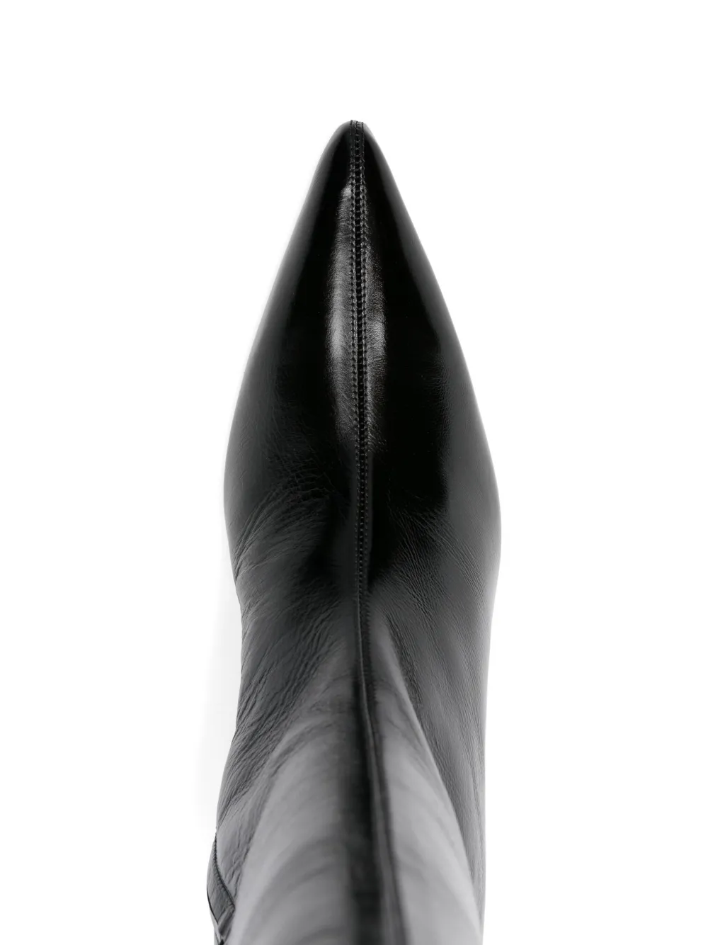 KHAITE 30mm Sybil leather knee-high boots Black