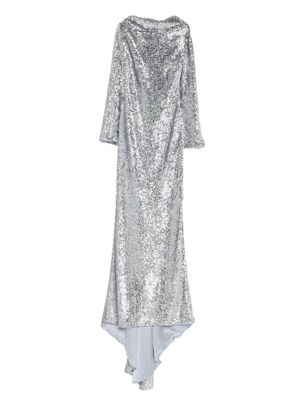 Giuseppe Di Morabito sequined asymmetric evening dress | Silver | Image 1