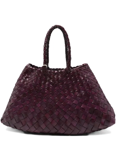 DRAGON DIFFUSION small Santa Croce woven tote bag