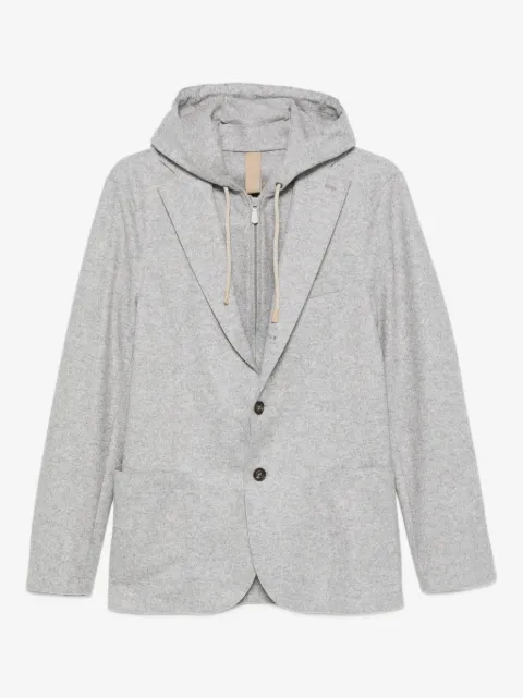 Eleventy hooded wool blazer