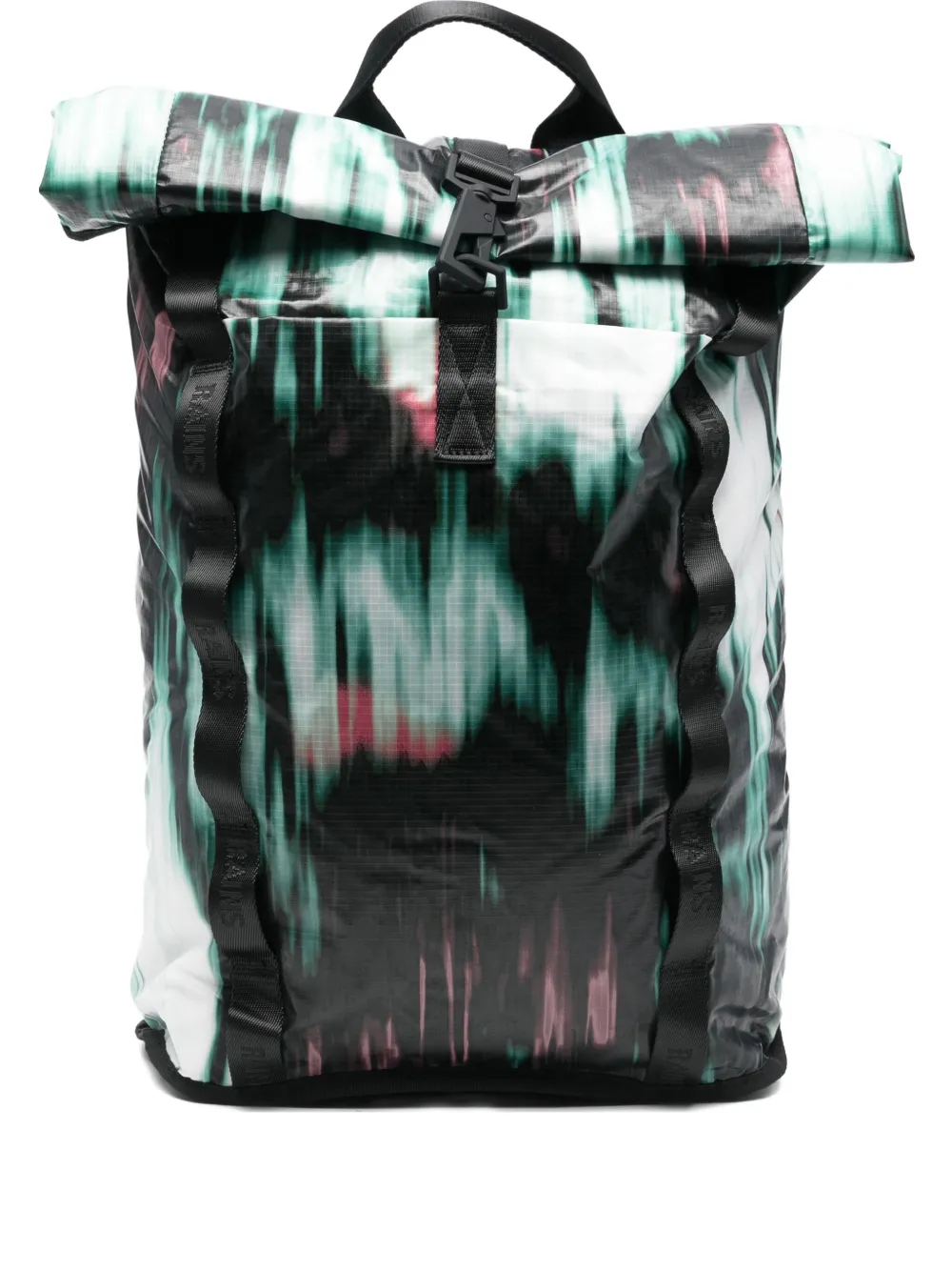 Rains Sibu roll top backpack | Black | Image 1