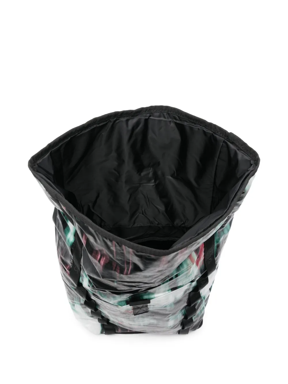 Rains Sibu rugzak met gerolde bovenkant Zwart