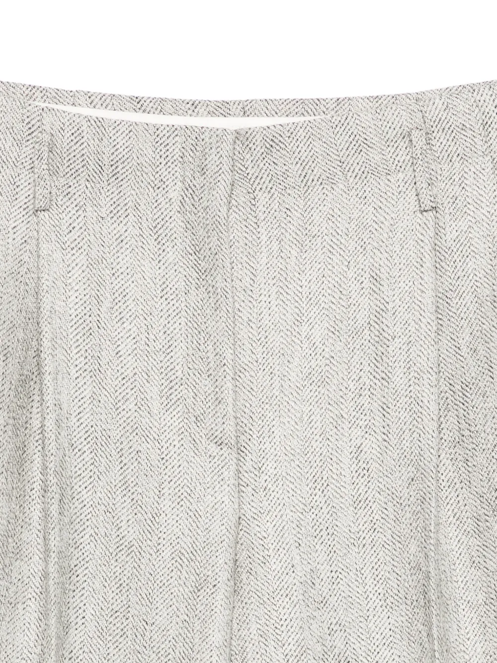 Antonelli Pandoro broek met visgraatpatroon Grijs