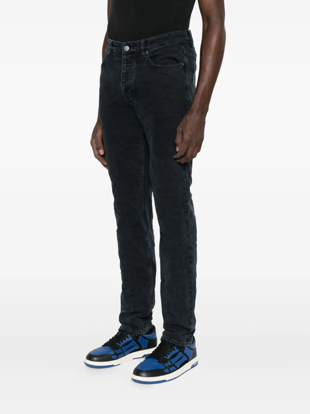 Ksubi Katoenen jeans met vijf zakken Blauw