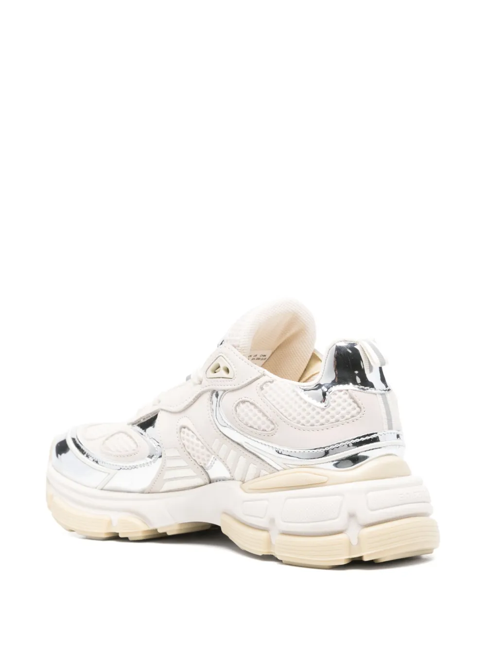 Axel Arigato metallic-panel leather sneakers Neutrals