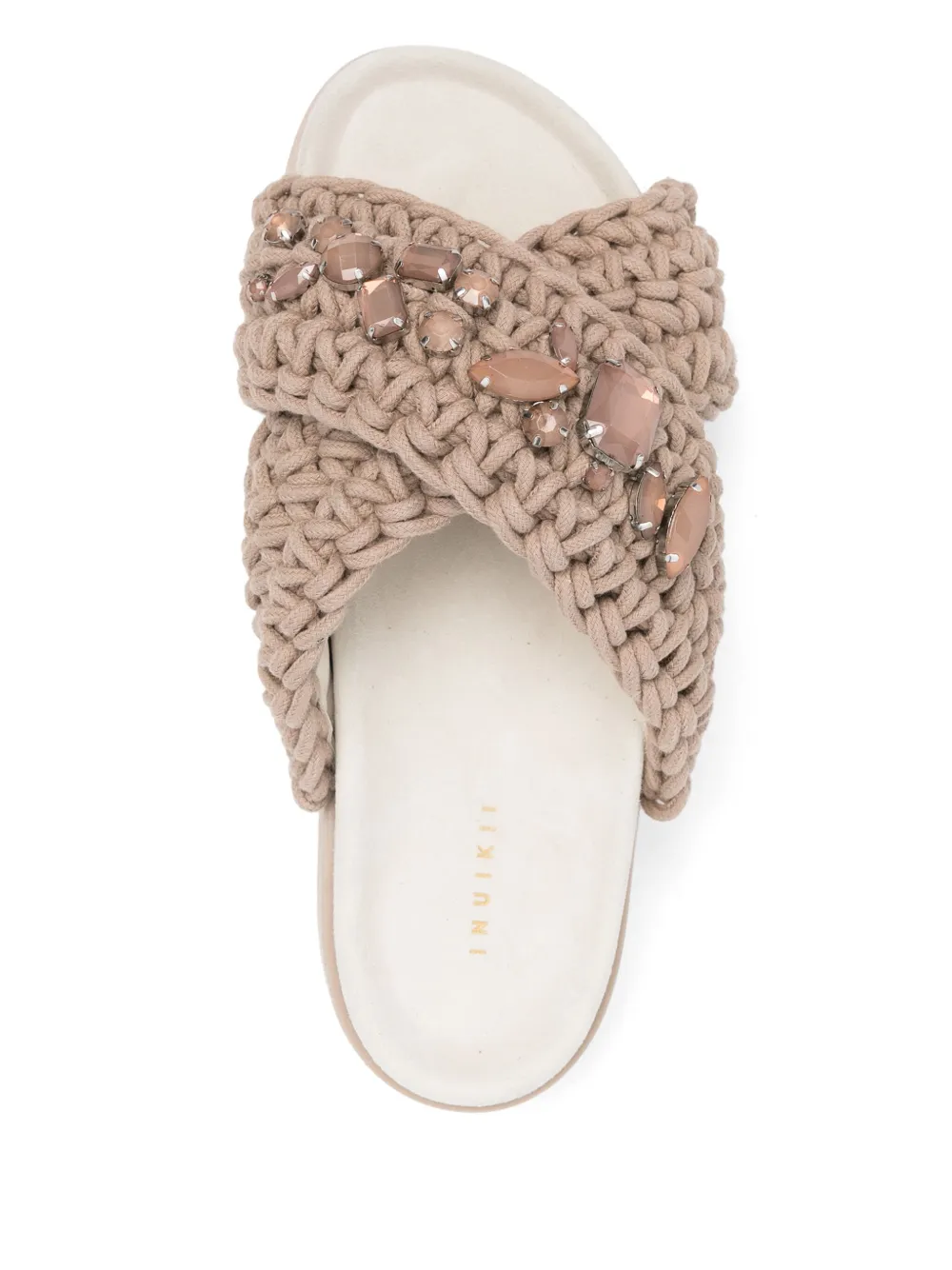 INUIKII 50MM SUEDE PLATFORM SANDALS