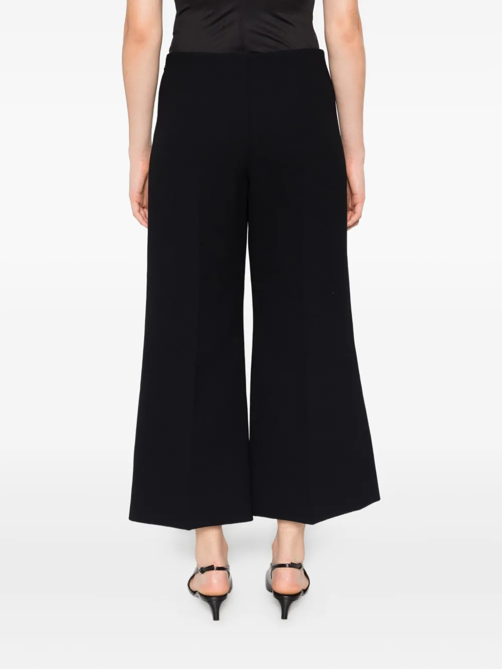 KHAITE Zijden broek Zwart