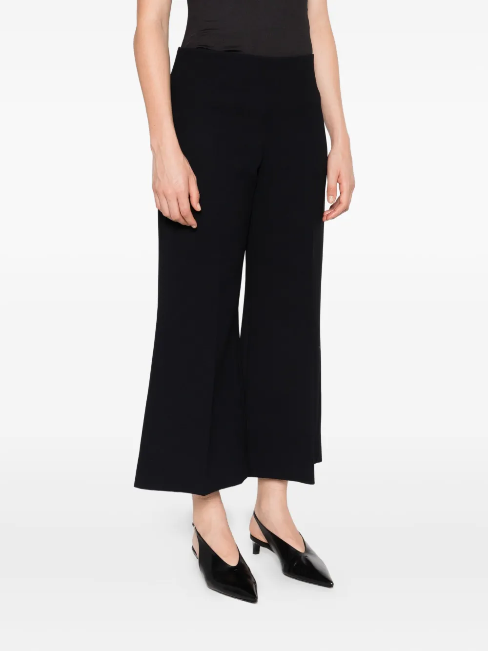 KHAITE Zijden broek Zwart
