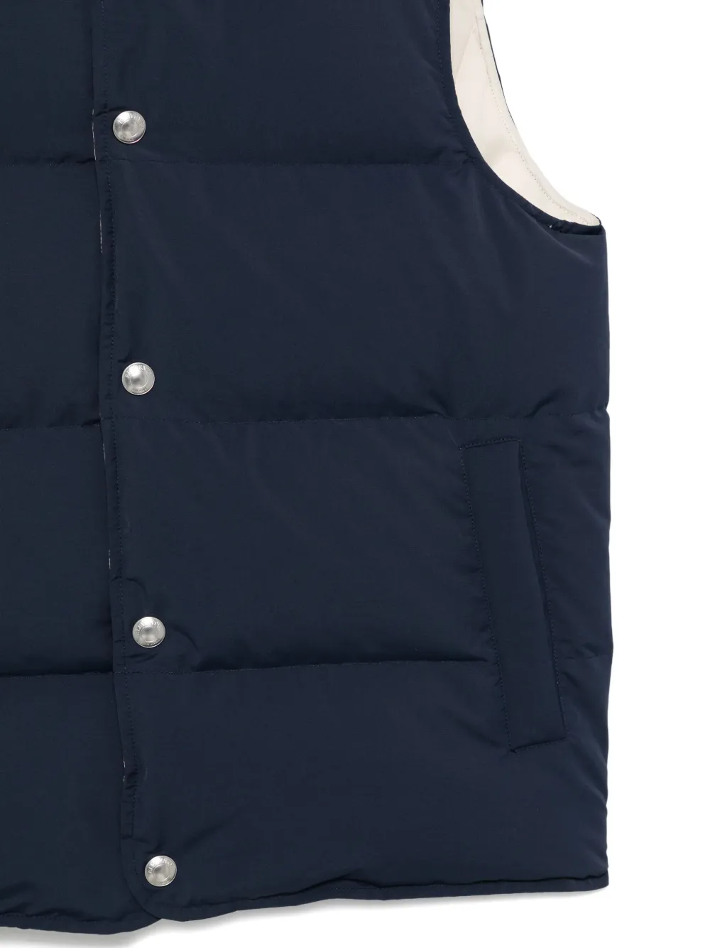Eleventy Bodywarmer met capuchon Blauw
