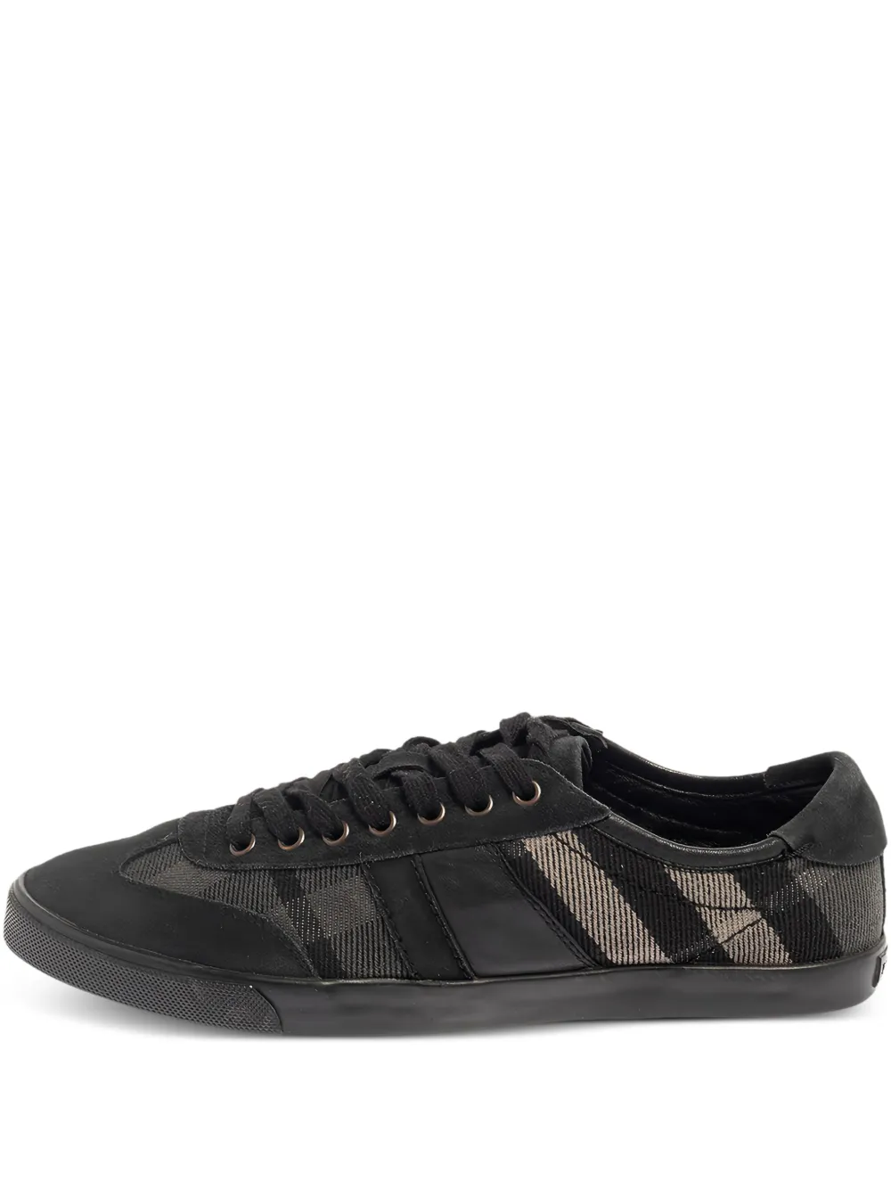 Burberry Pre-Owned Checked Sneakers - Grau