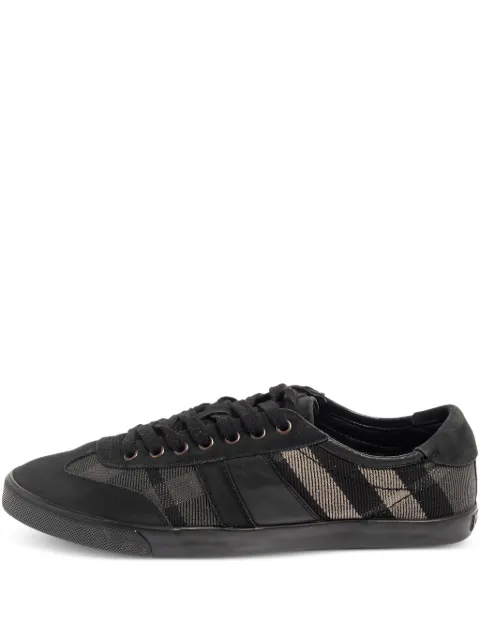 Burberry Pre-Owned tenis con motivo de cuadros