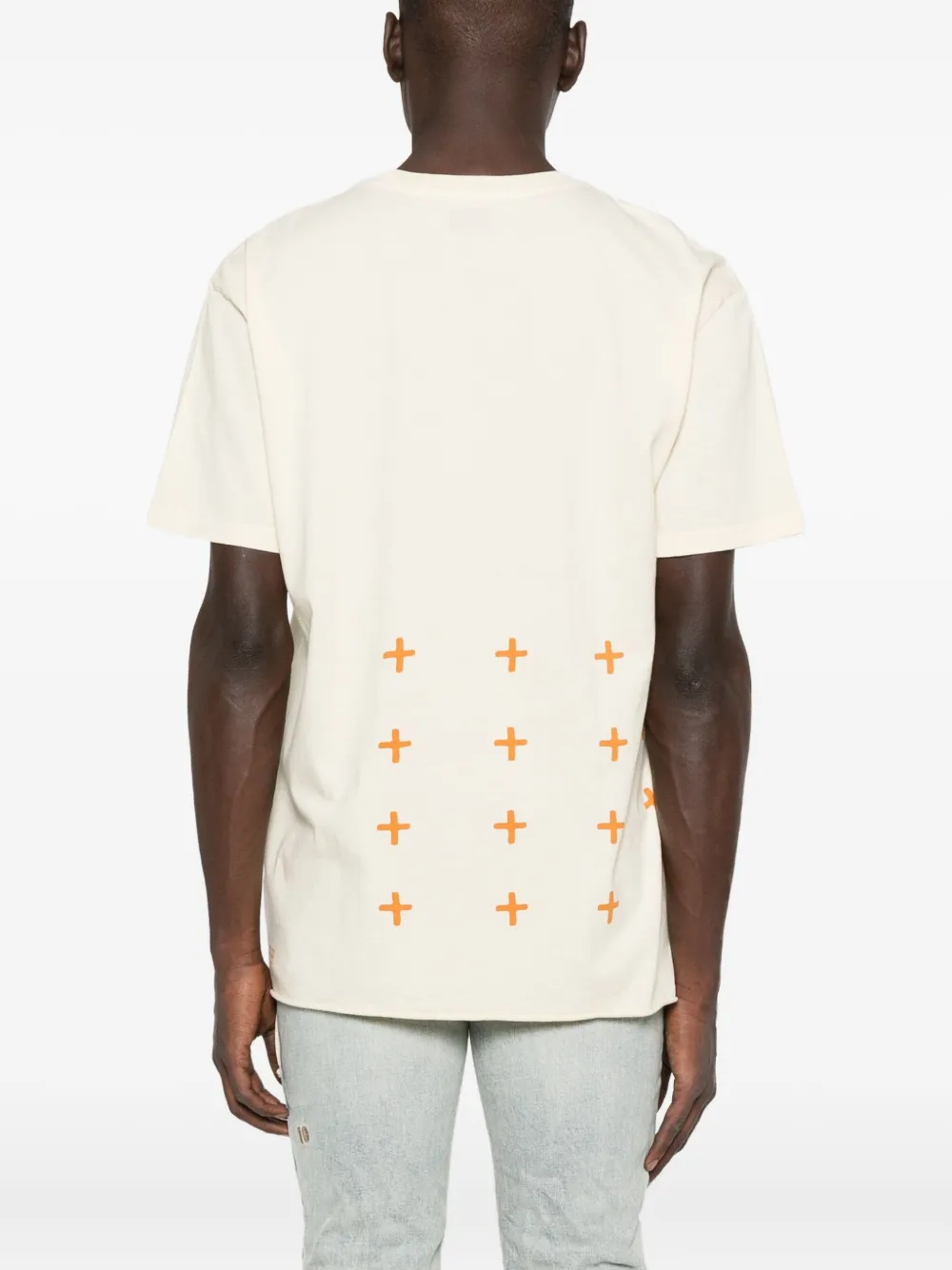 Ksubi T-shirt met grafische print Beige
