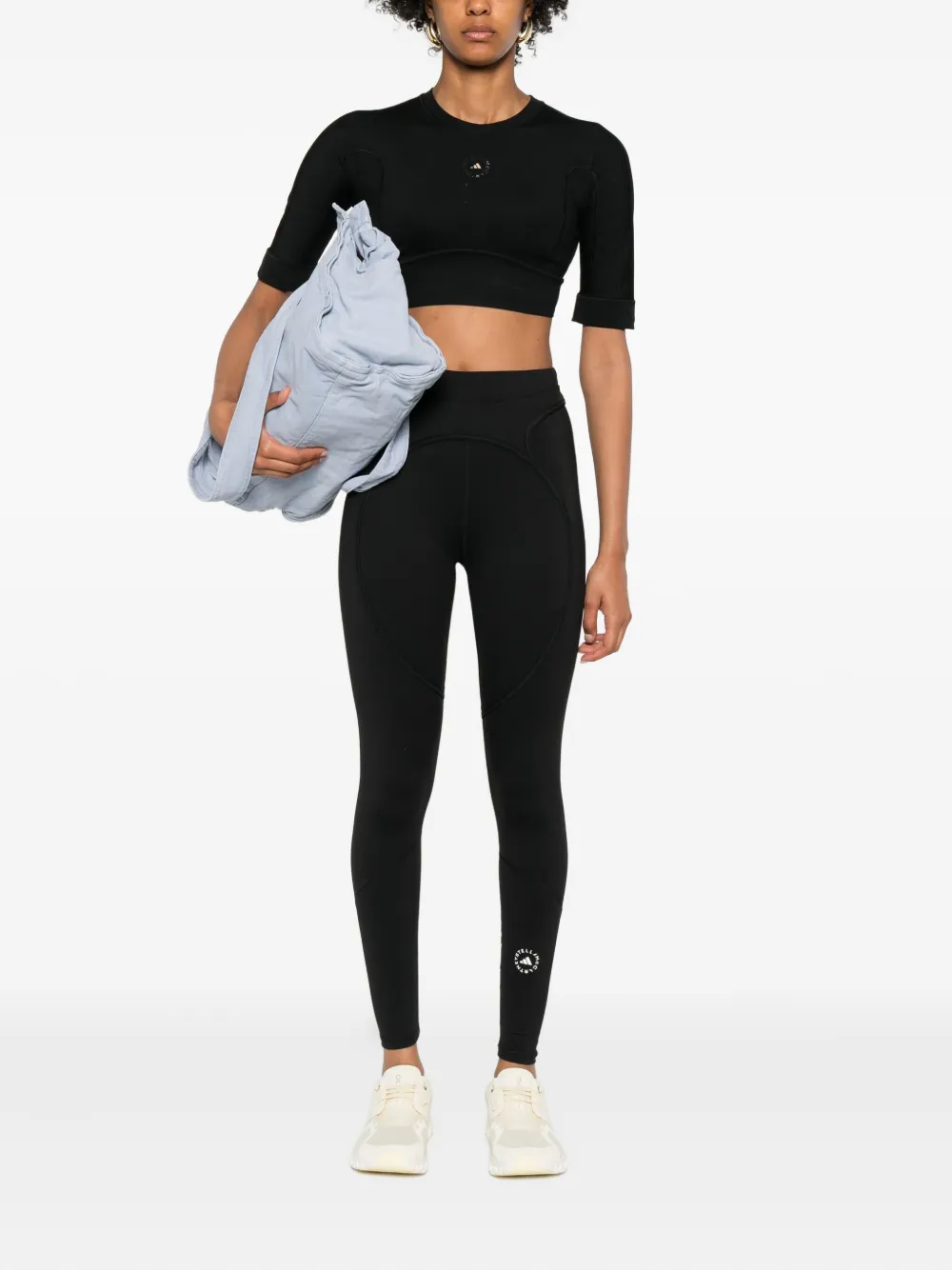 adidas by Stella McCartney panelled logo leggings | Leggings | Image 2