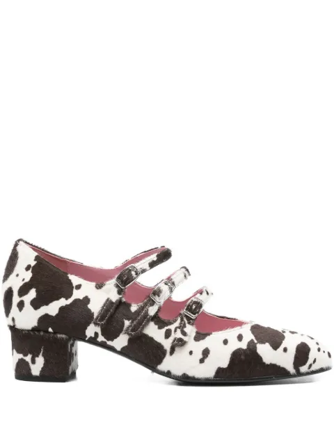 Carel Paris  40mm Kina triple-strap pumps