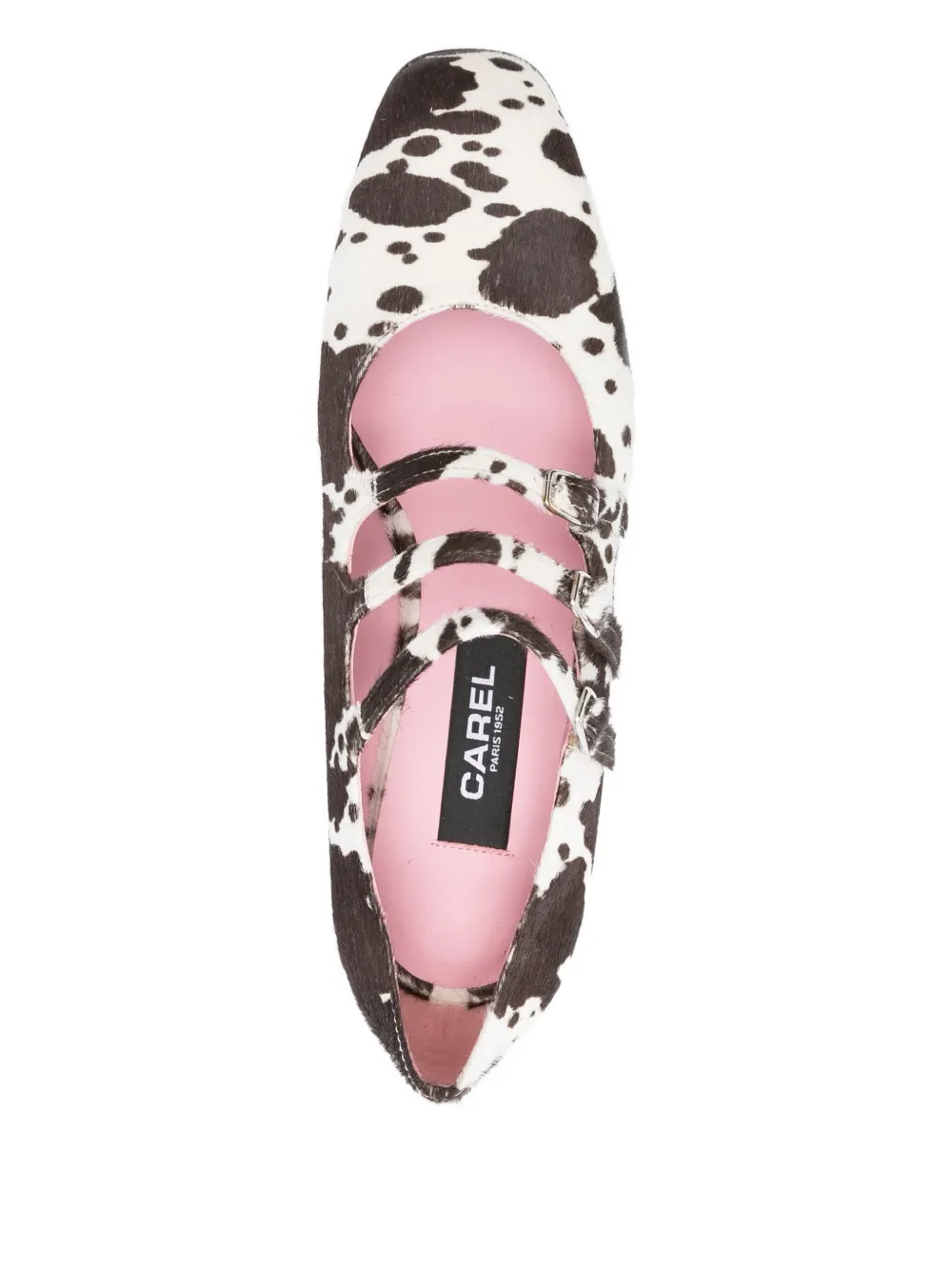 Carel Paris 40mm Kina triple-strap pumps White