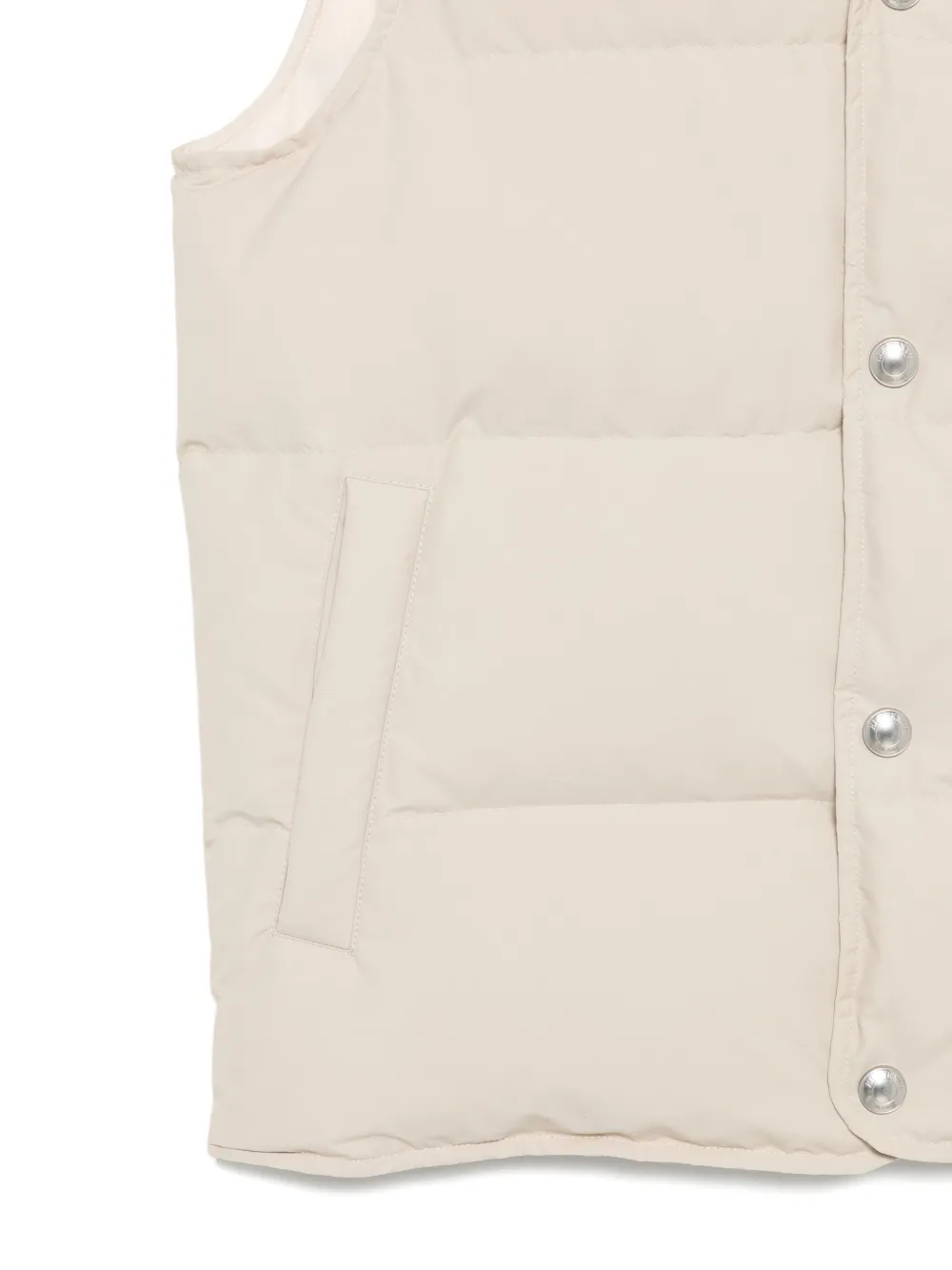Eleventy Bodywarmer met capuchon Beige