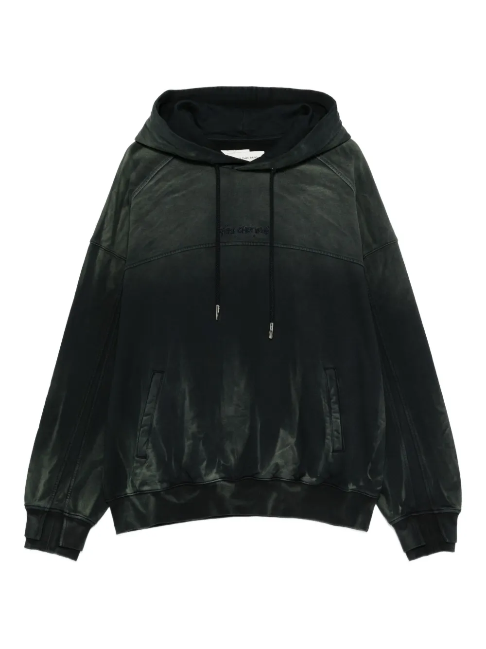 Feng Chen Wang ombré hoodie | Green | Image 1