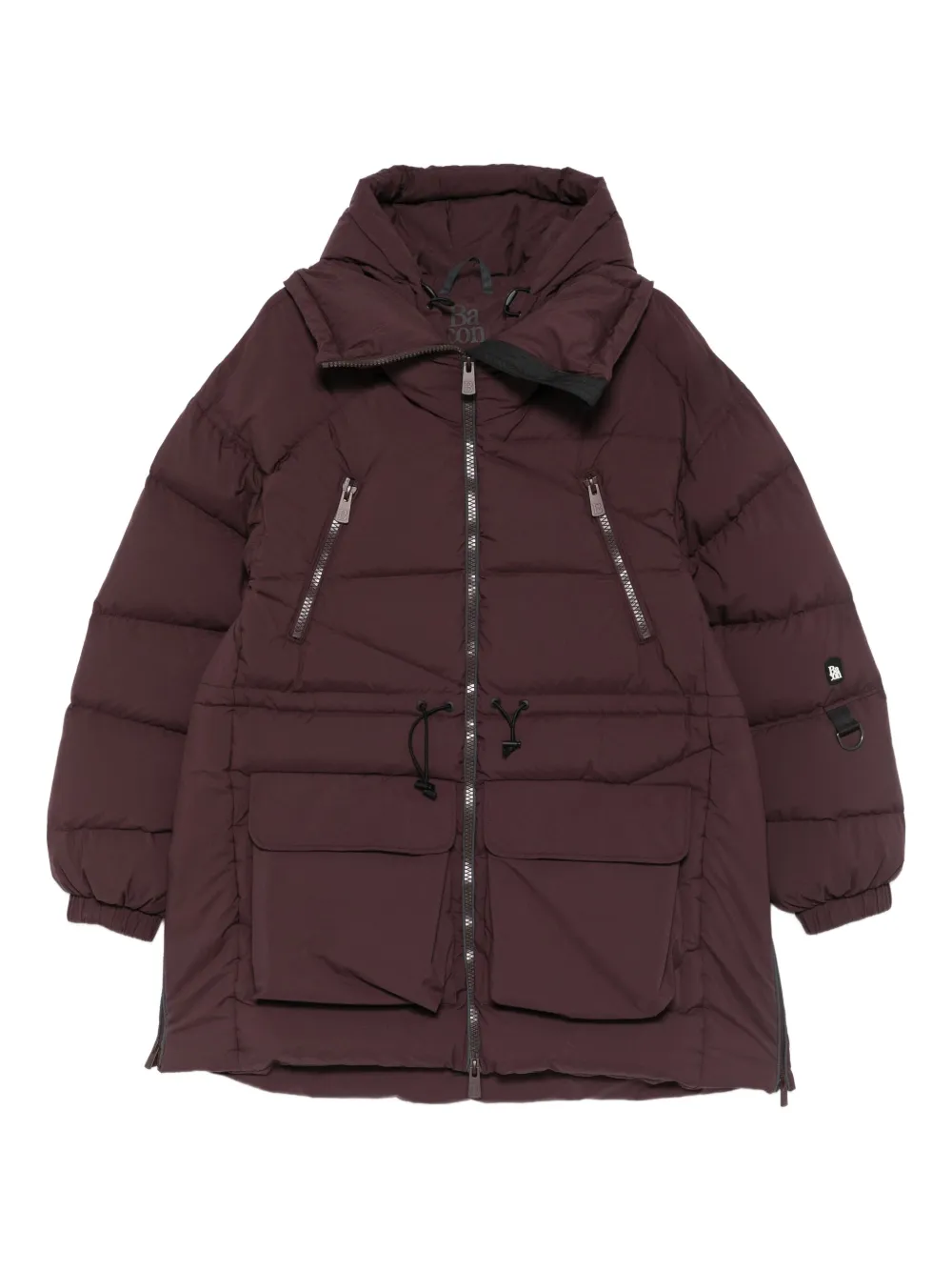 Bacon zip-fastening parka coat | Red | Image 1