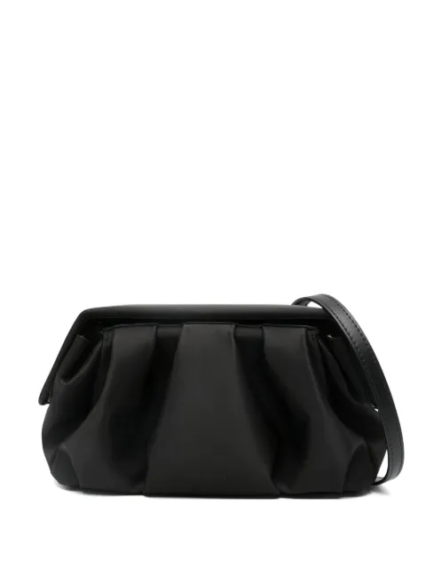 Themoirè gathered clutch bag