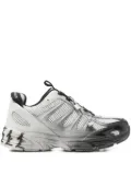 44 LABEL GROUP mesh-panel lace-up sneakers - Grey