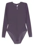 Alex Perry sheer mesh bodysuit - Purple