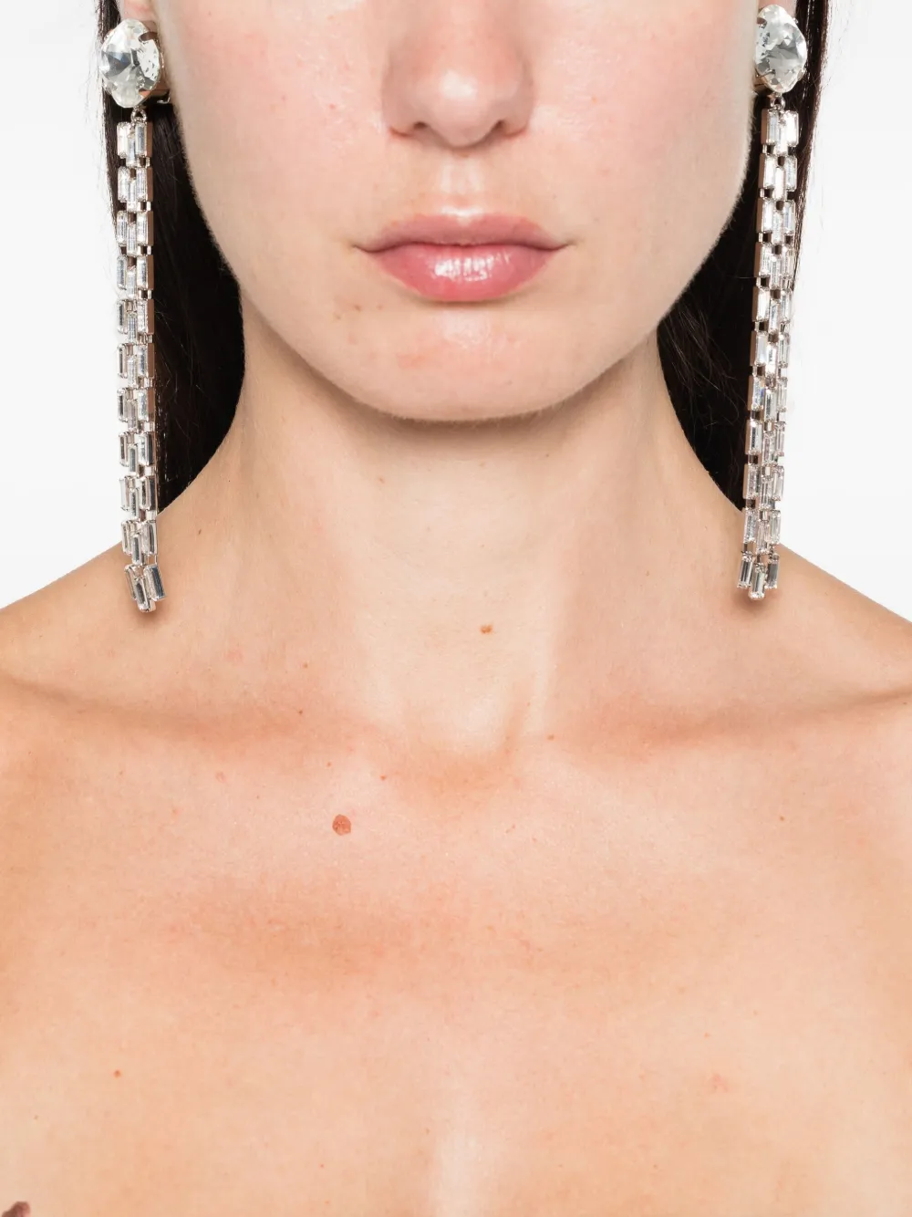 Alessandra Rich fringe-detail drop earrings | Image 2