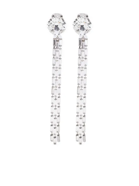 Alessandra Rich fringe-detail drop earrings