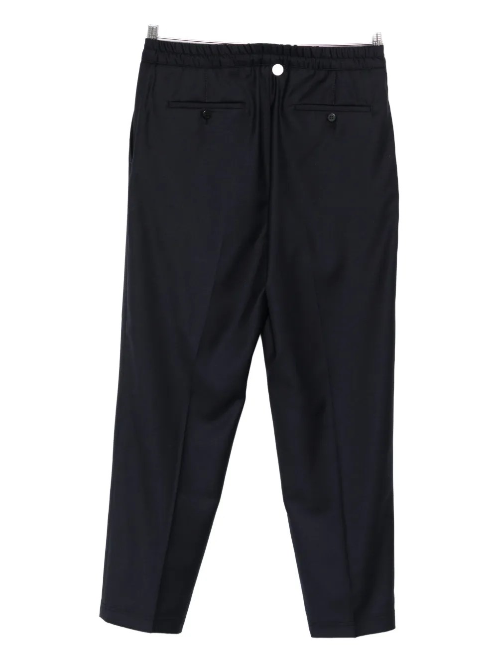 Caruso pleated drawstring trousers - Blauw