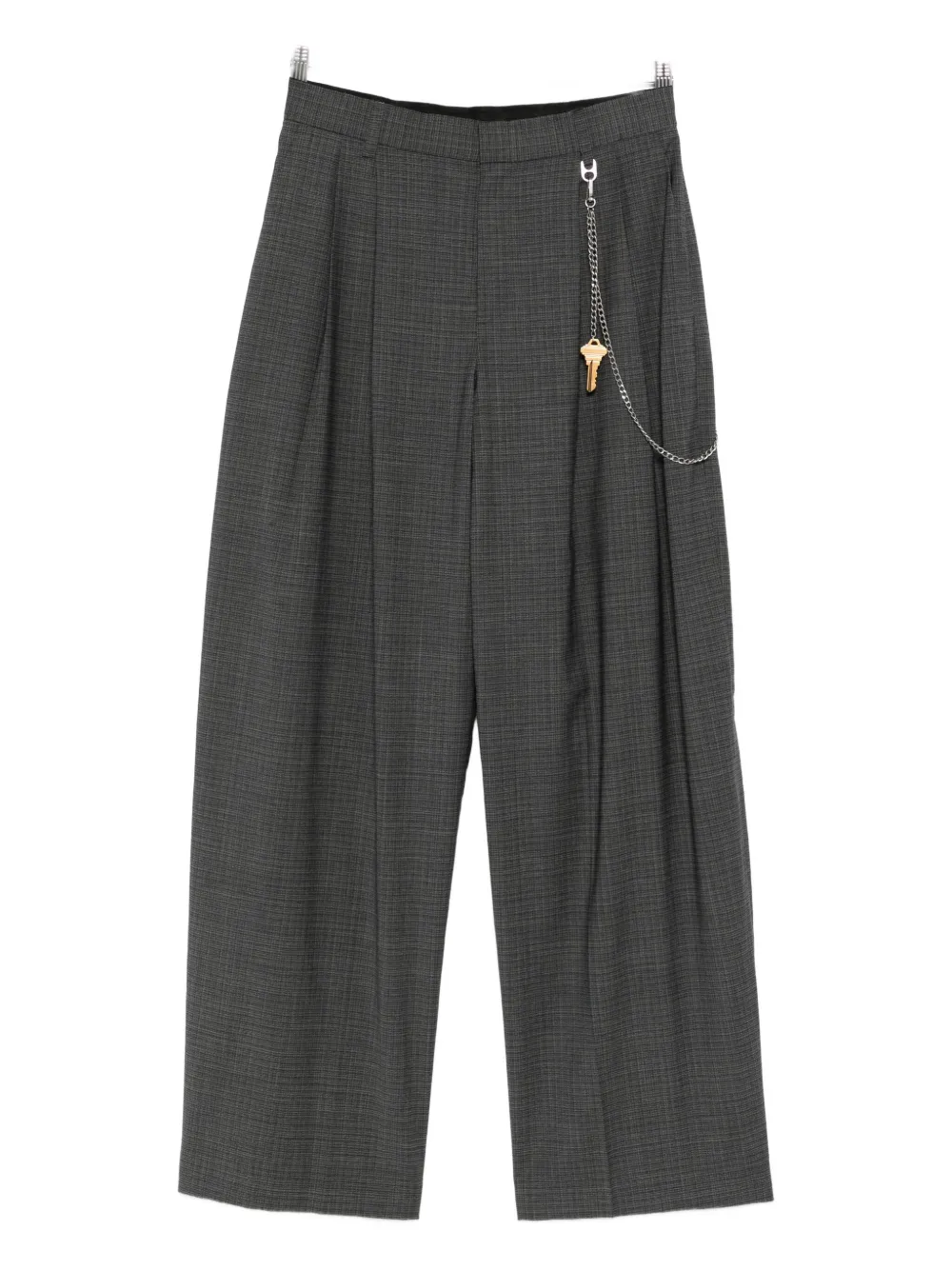 Alexander Wang pleated key-chain trousers - Grigio