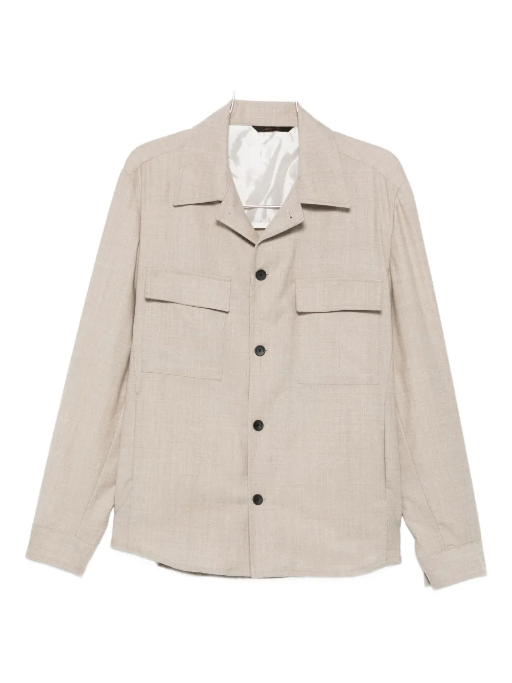 Briglia 1949 button-down pocket shirt Beige