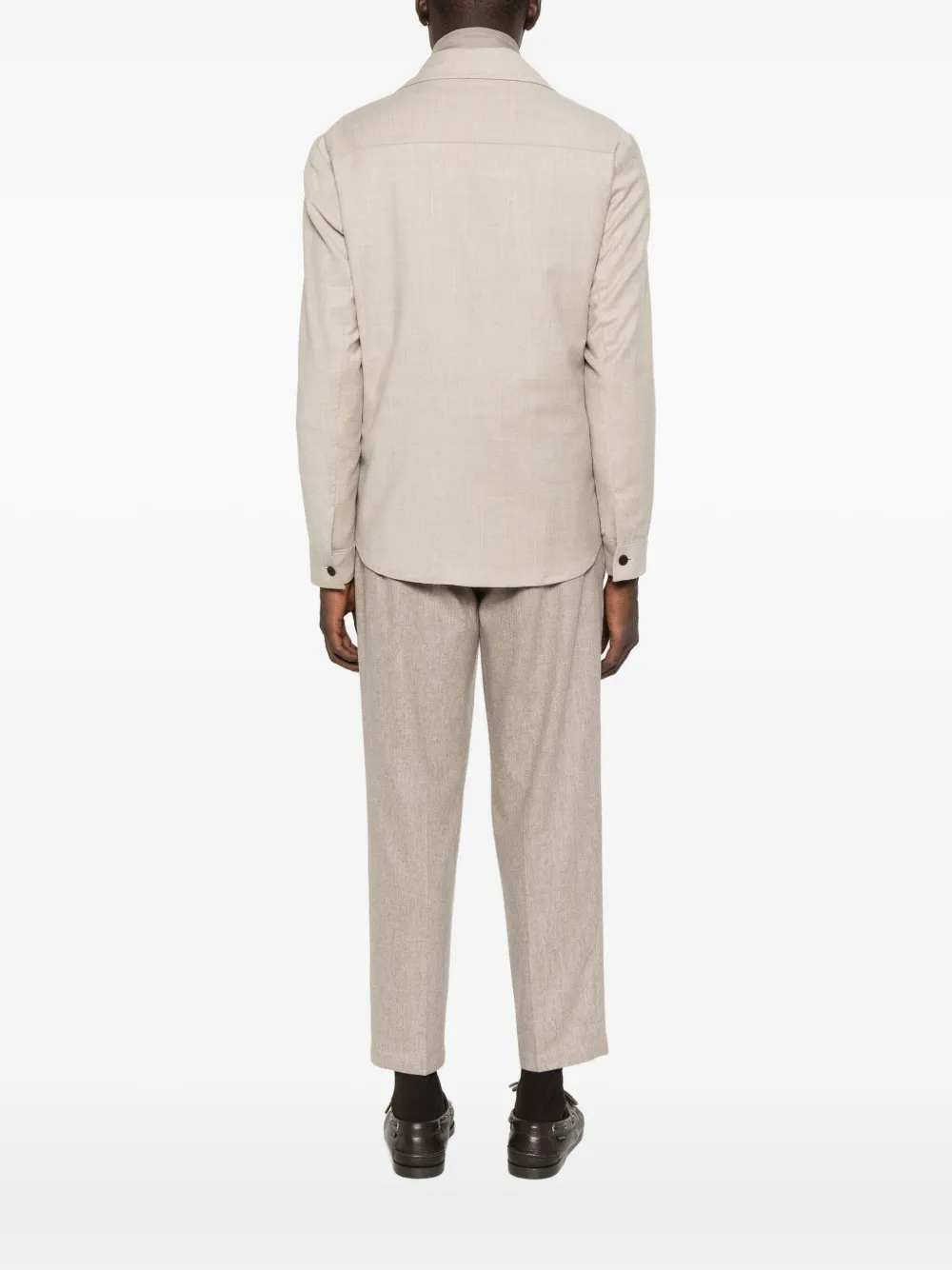 Briglia 1949 button-down pocket shirt Beige