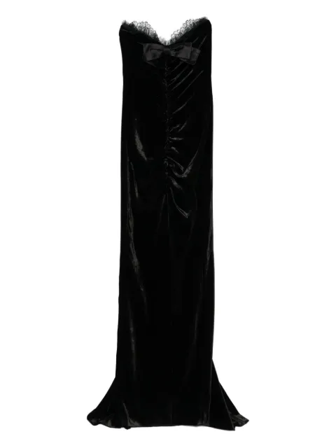 Alessandra Rich lace-detailing maxi dress