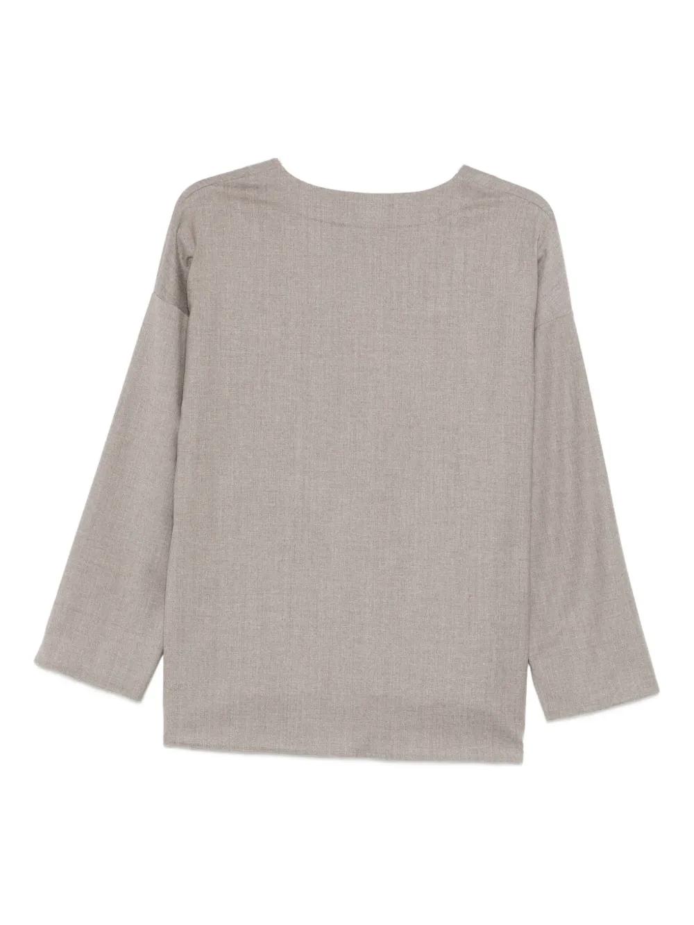 Antonelli Custoza V-neck blouse - Bruin