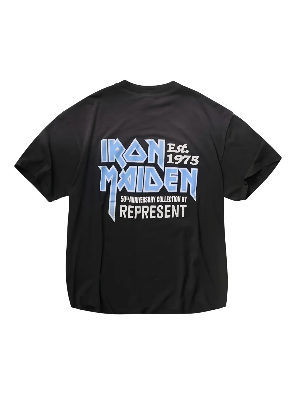 Represent Iron Maiden logo-print t-shirt - ブラック Represent Iron Maiden logo-print t-shirt - ブラック