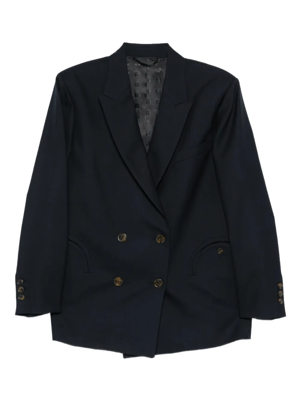 double-breasted blazer