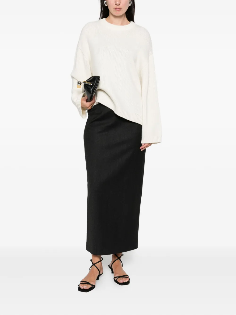 Antonelli Kefir maxi skirt - Zwart