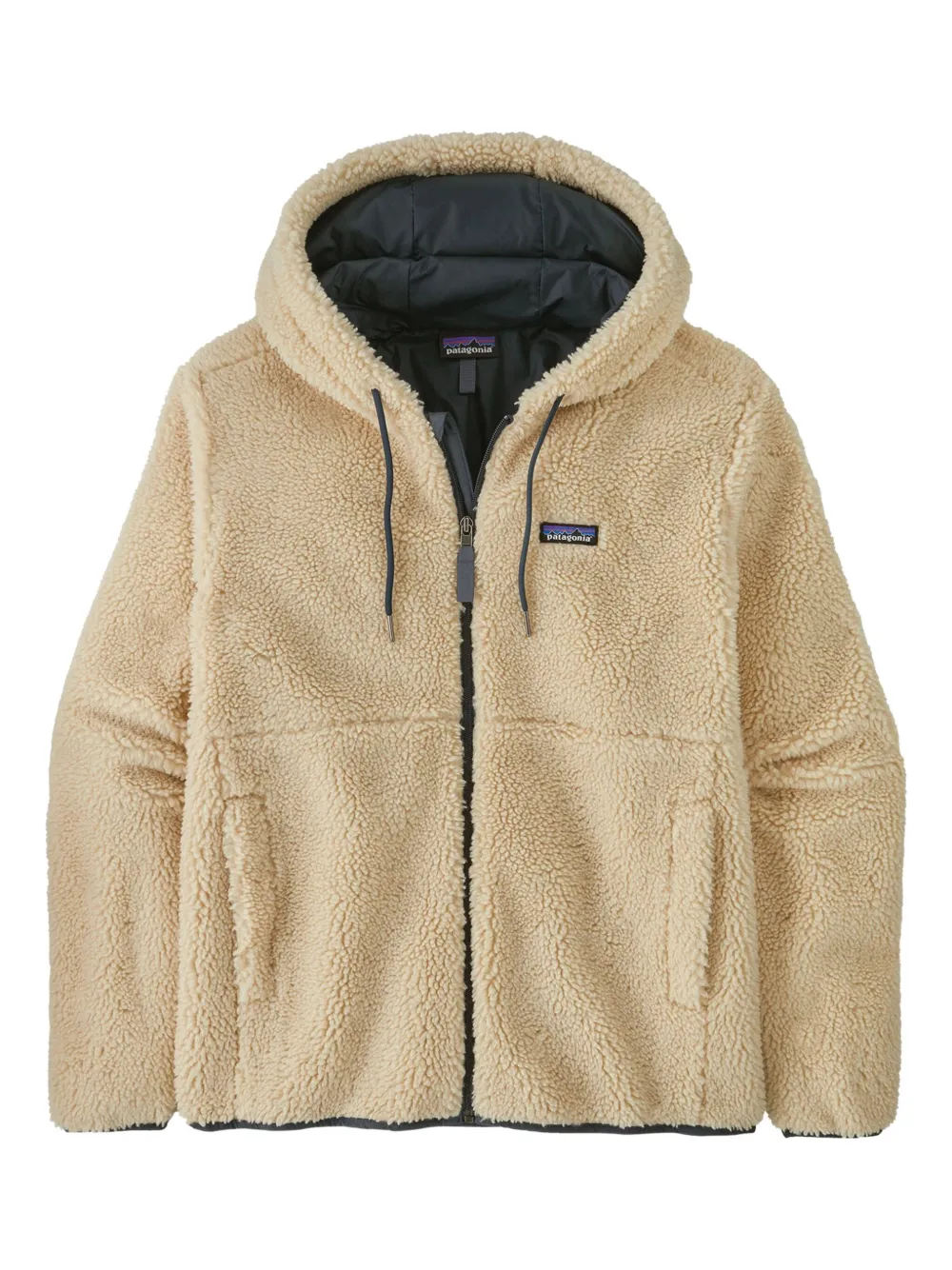 Patagonia fleece hooded jacket | Neutrals | Image 1