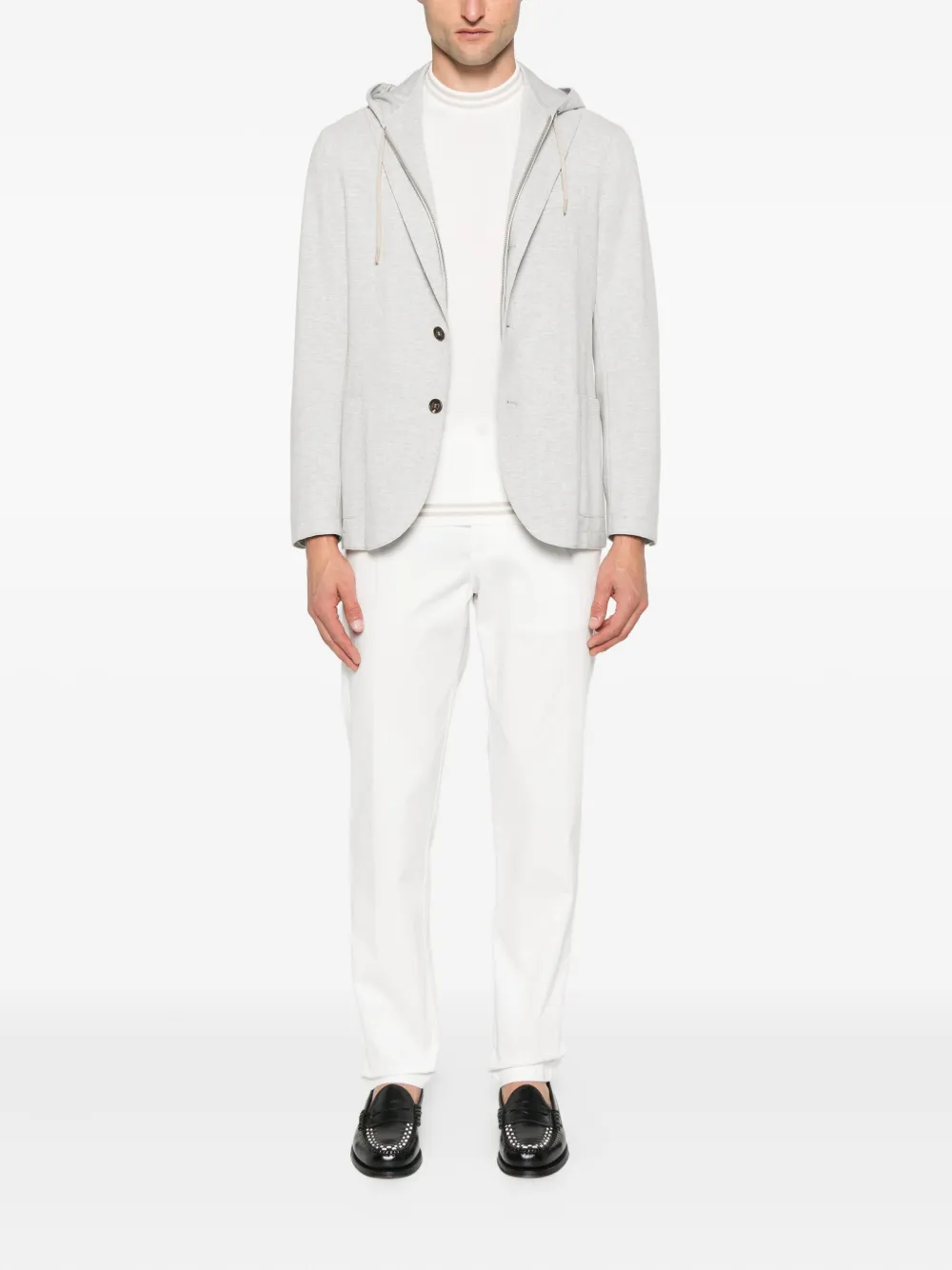 Eleventy pleated drawstring-waist trousers | Tapered-Hosen | Image 2