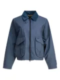 Filson corduroy-collar flap-pocket jacket - Blue
