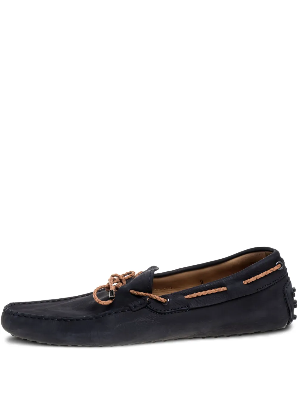 Tod's Vintage nubuck-leather boat shoes | Blue | Image 1