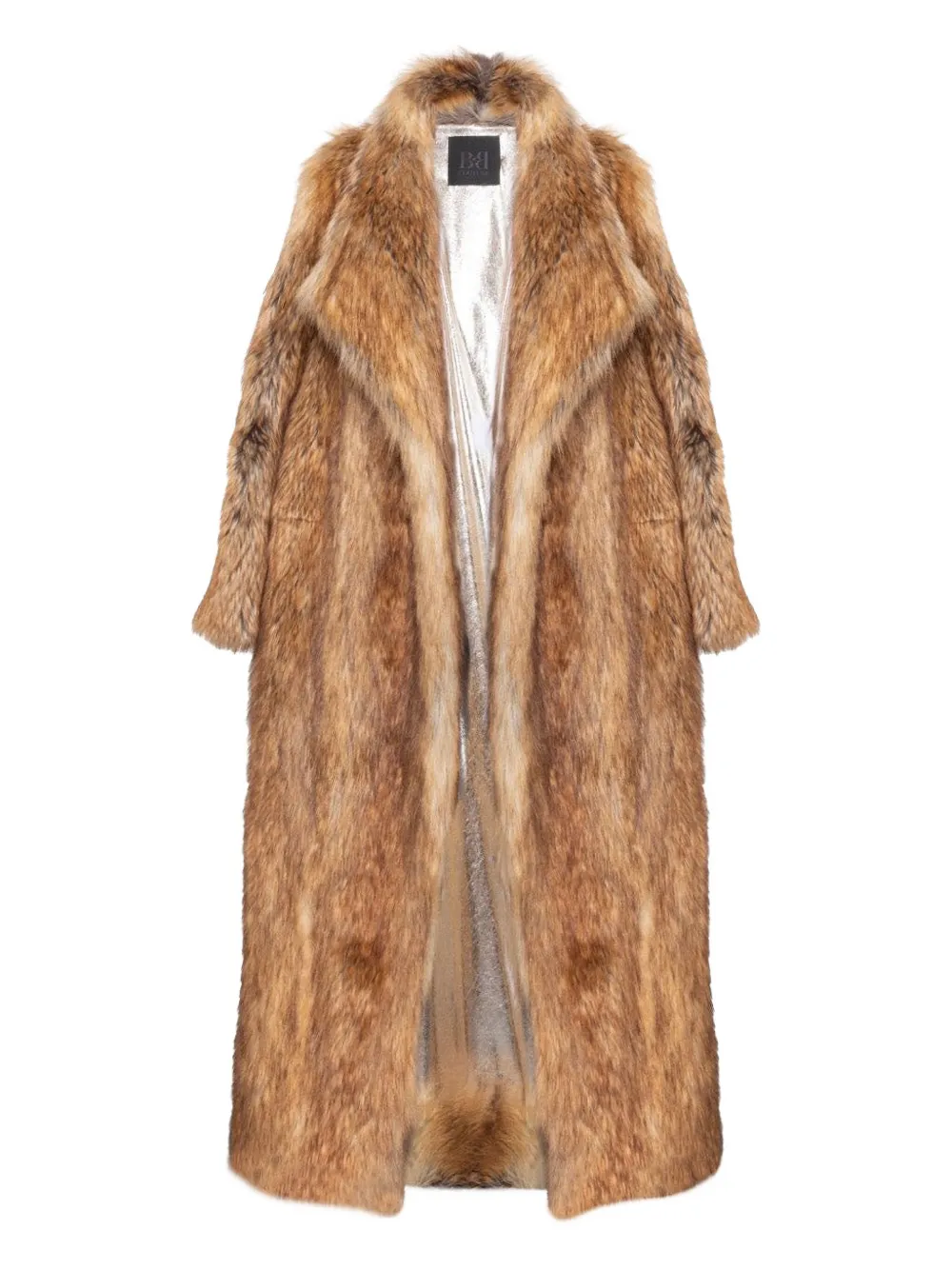Lupo faux-fur lapel coat